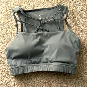 BUFFBUNNY BOTANICAL SPORTS BRA- Agave Green S